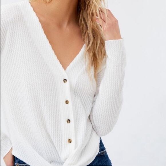 Urban Outfitters Out From Under Jojo Waffle Knit Top - Picture 5 of 7